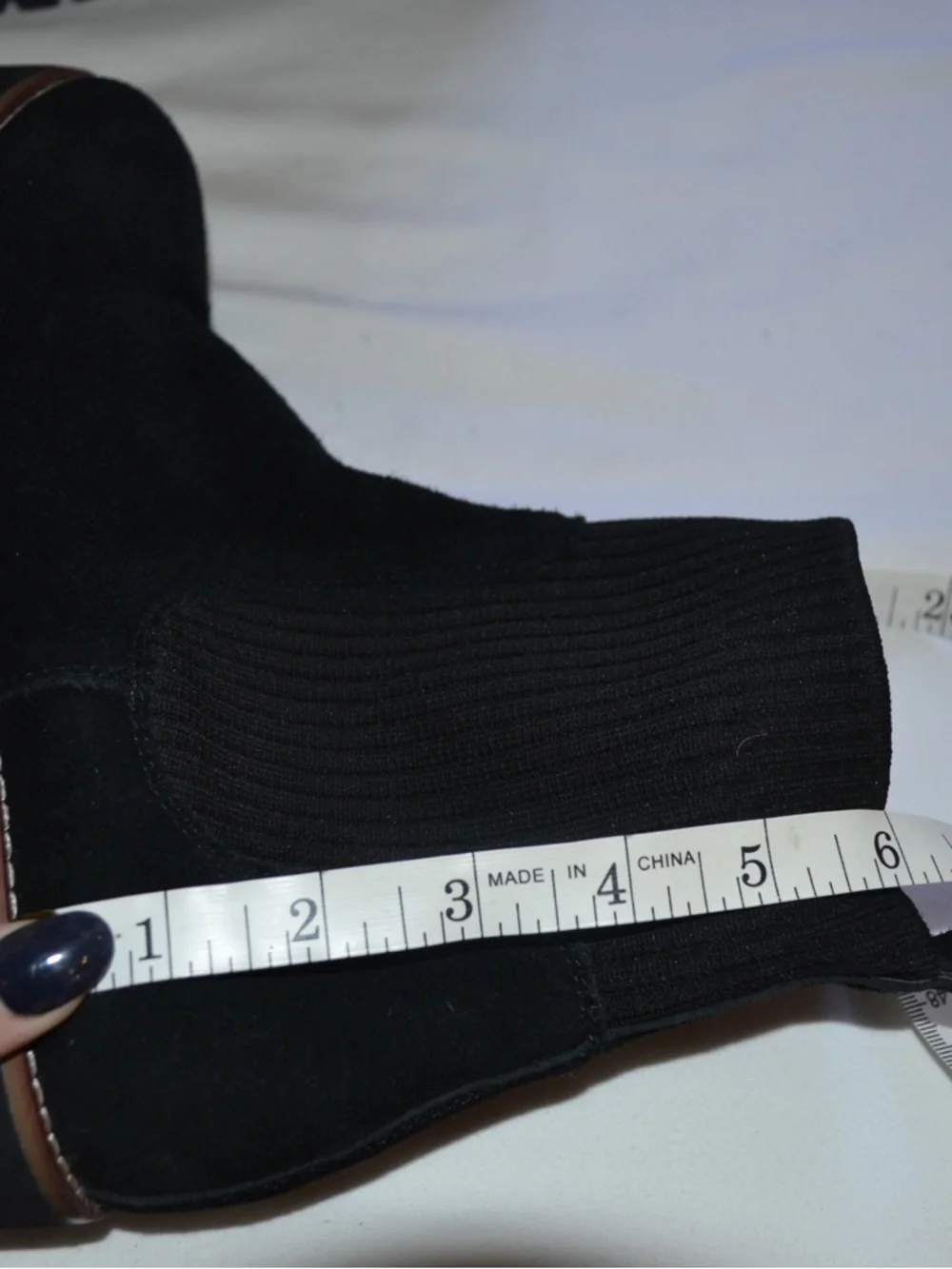Blondo “Darren” Sllip-On Chelsea Boots in Waterproof Black Suede